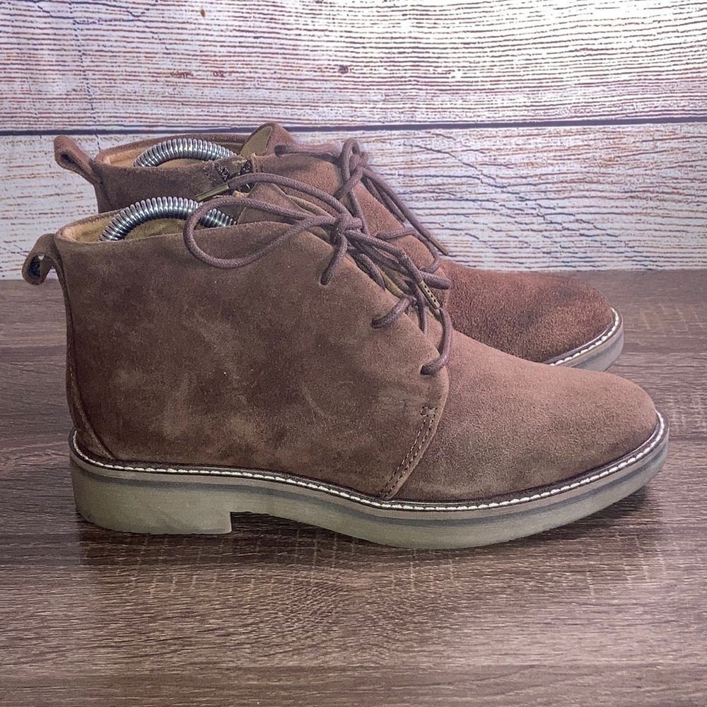 Comfortiva Rebecca Womens Sz 8  Brown Suede Comfort Lace Up Ankle Bootie